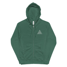 Load image into Gallery viewer, Unisex fleece zip up hoodie
