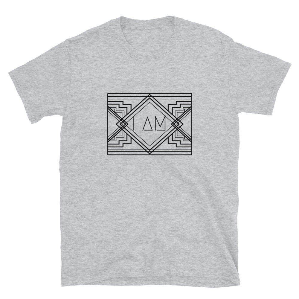 I AM Art Deco T-Shirt - Grey