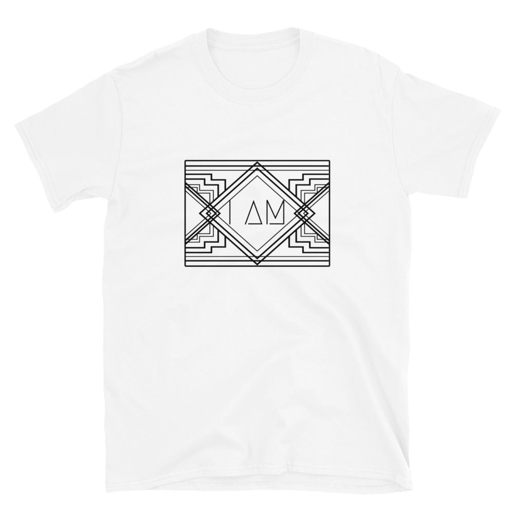 I AM Art Deco T-Shirt - White