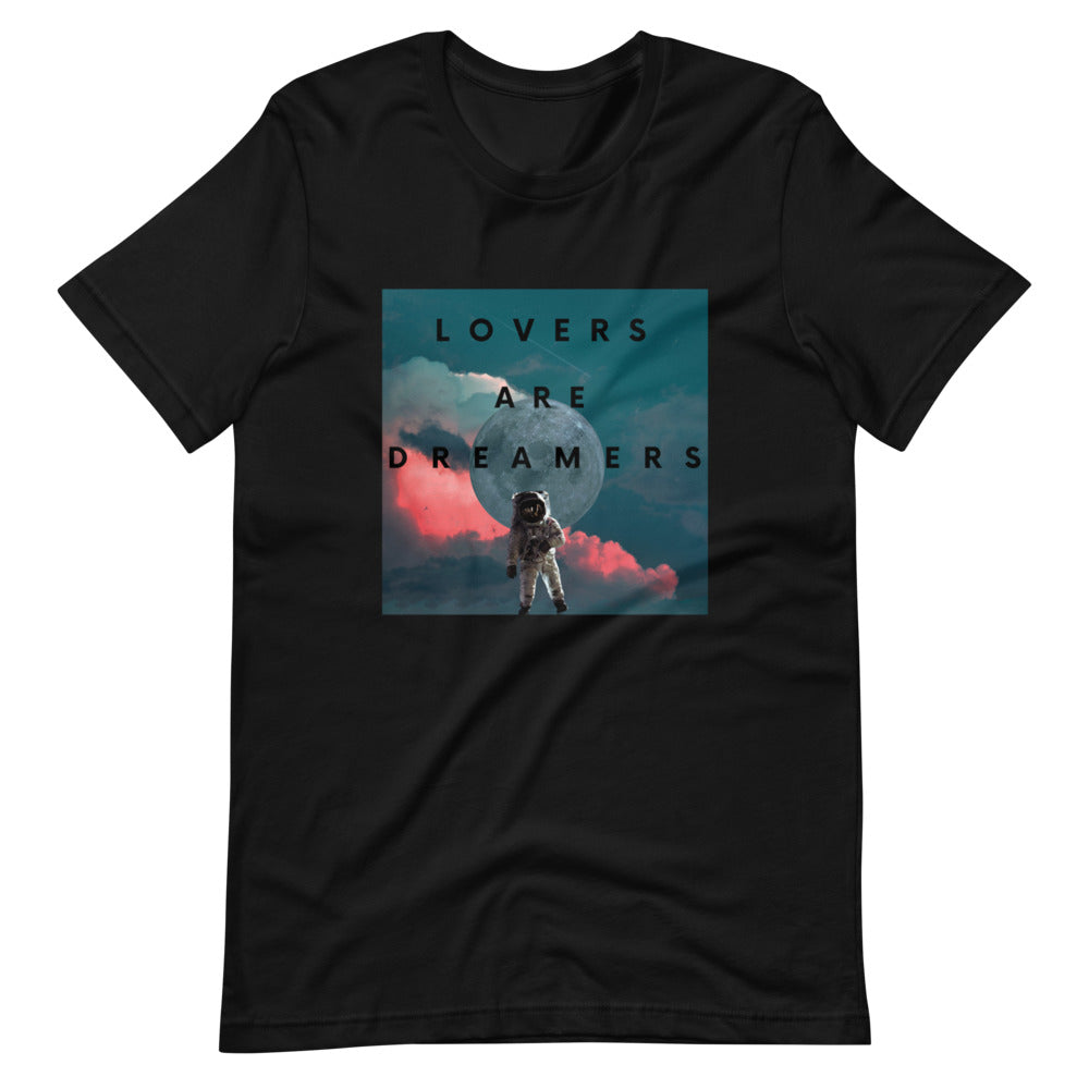 Lovers Are Dreamers Graphic Tee Black
